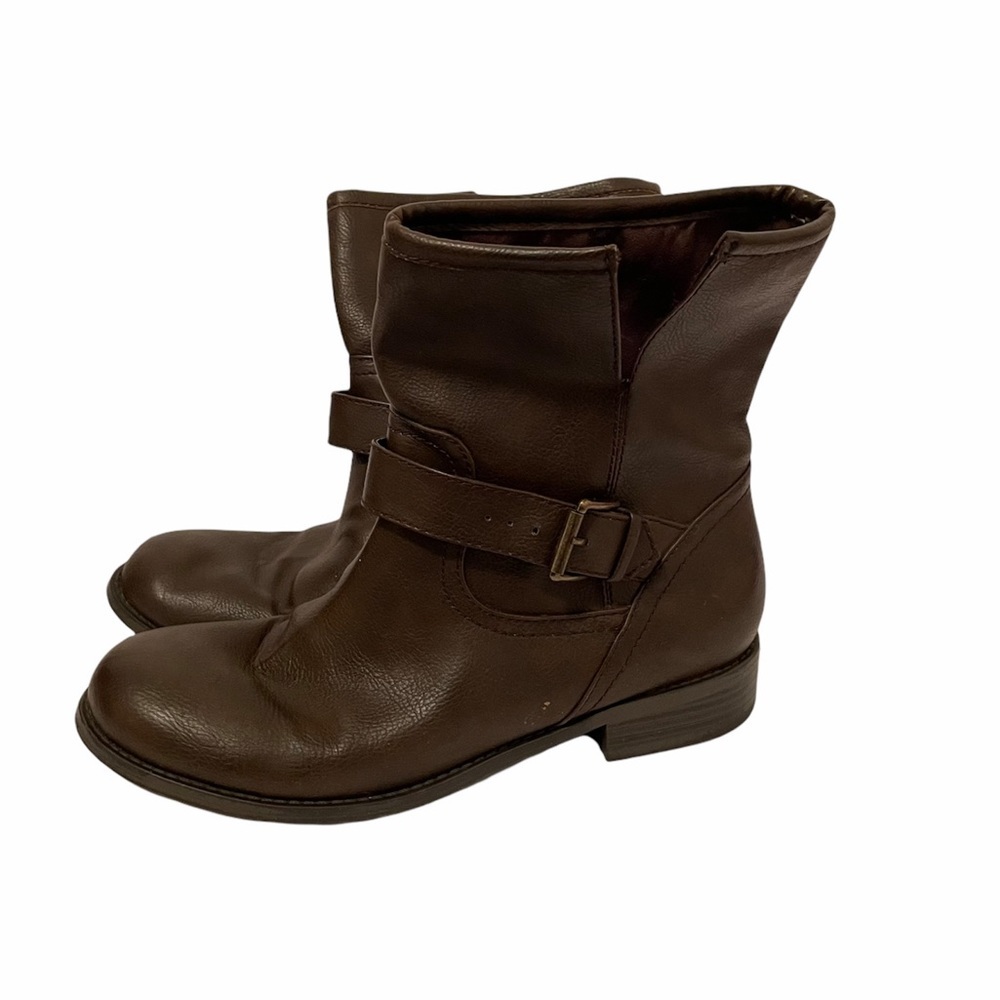 Women’s Moto Ankle Bootie Boots Size 10